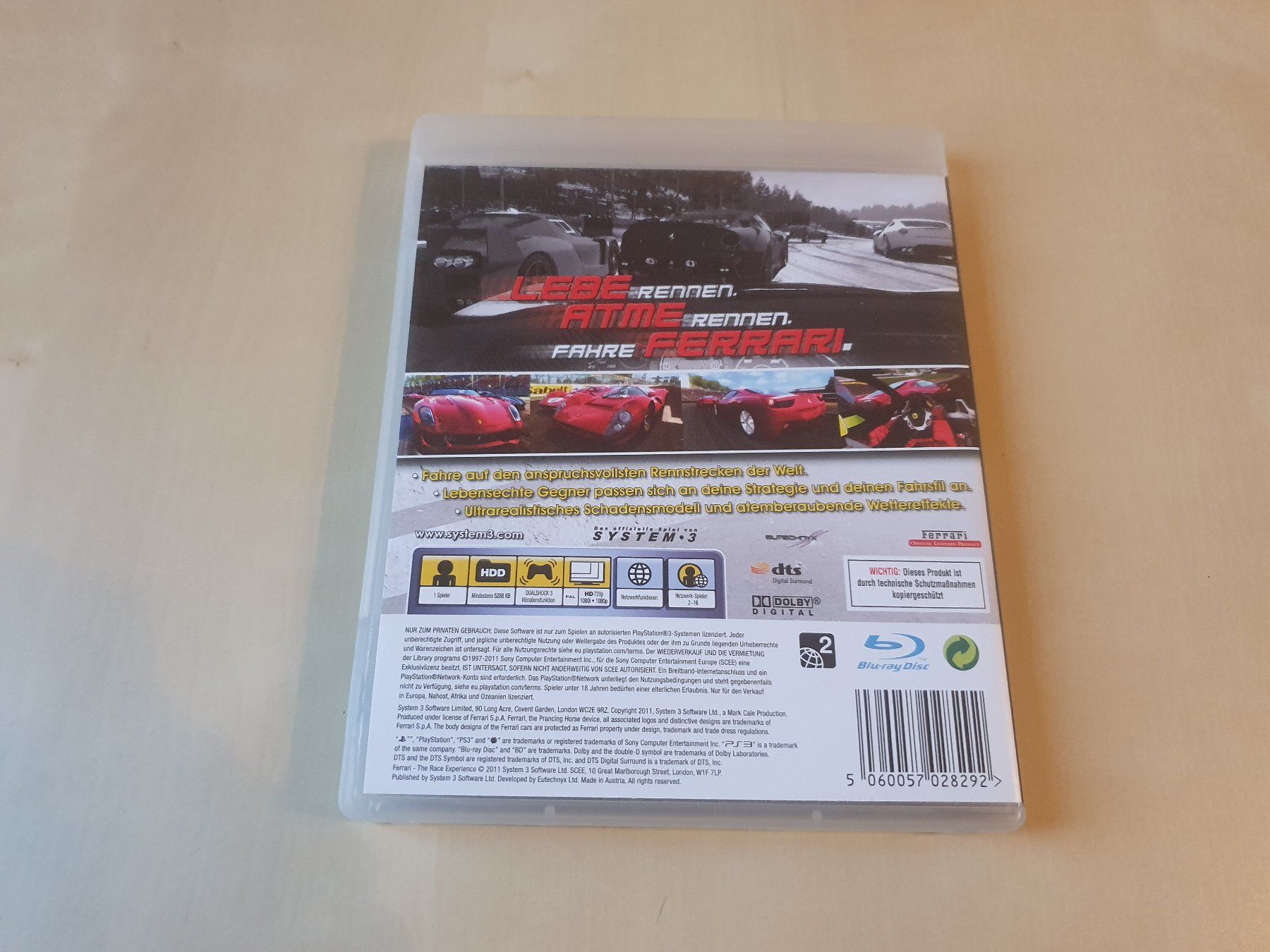 Sony Giochi: Ferrari the Race Experience – Usato da Stansstad venduto da collectorsshop 1
