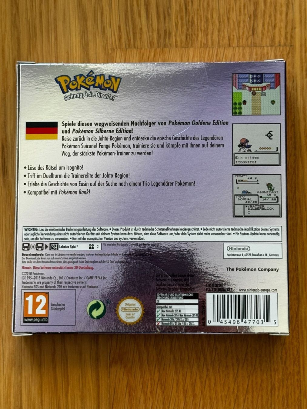 Giochi: Pokemon Crystal Edition - 3DS – Nuovo e nell'imballaggio originale da Uster venduto da GamesAndStuff 1