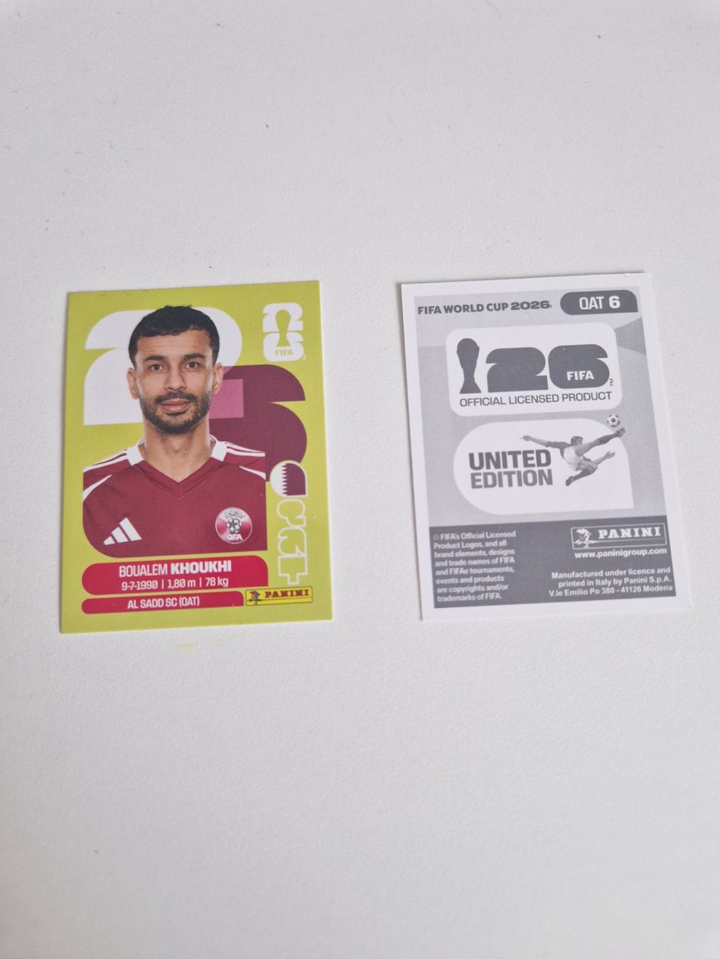 Panini Cartes à collectionner: Panini Sticker QAT6 – Neuf (Voir description) à Stüsslingen par white_angel86