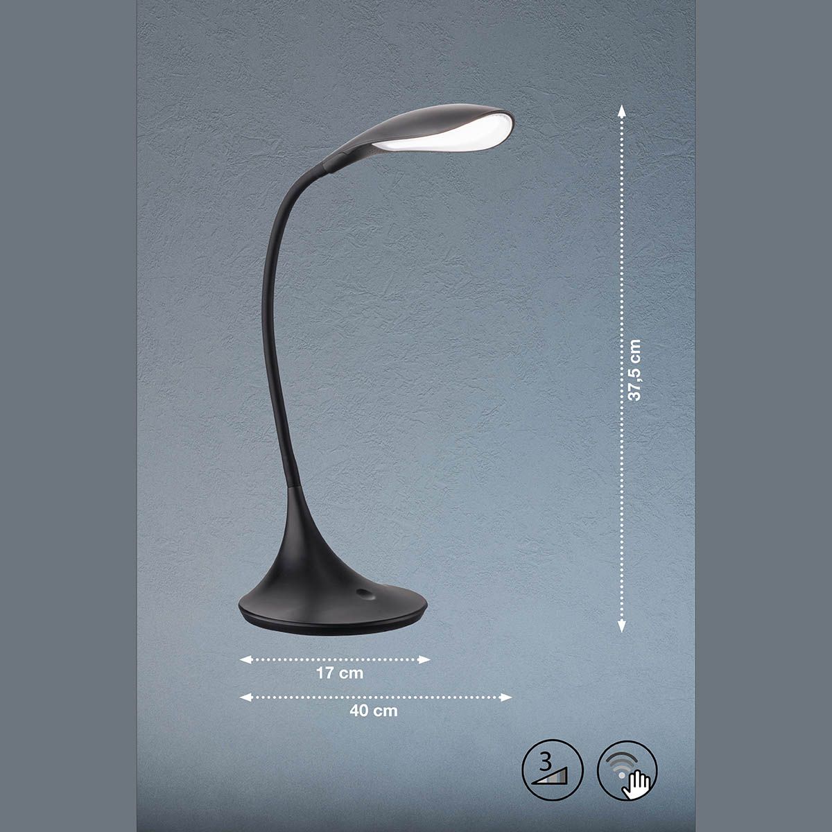 Lampes: LED Tischleuchte, Schwarz, Flexarm, IP20 – Neuf (Voir description) à Kreuzlingen par Smart-Light 1