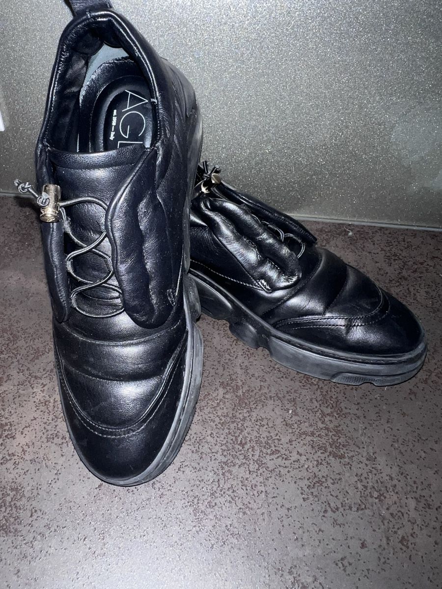 AGL Scarpe da donna: Leder Sneaker AGL 1 x getr. Schwarz – Nuovo (secondo la descrizione) da Dornach venduto da samuti
