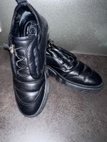 Leder Sneaker AGL 1 x getr. Schwarz
