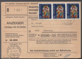 ST. GALLEN, 31.5..69  Einzugsauftrag