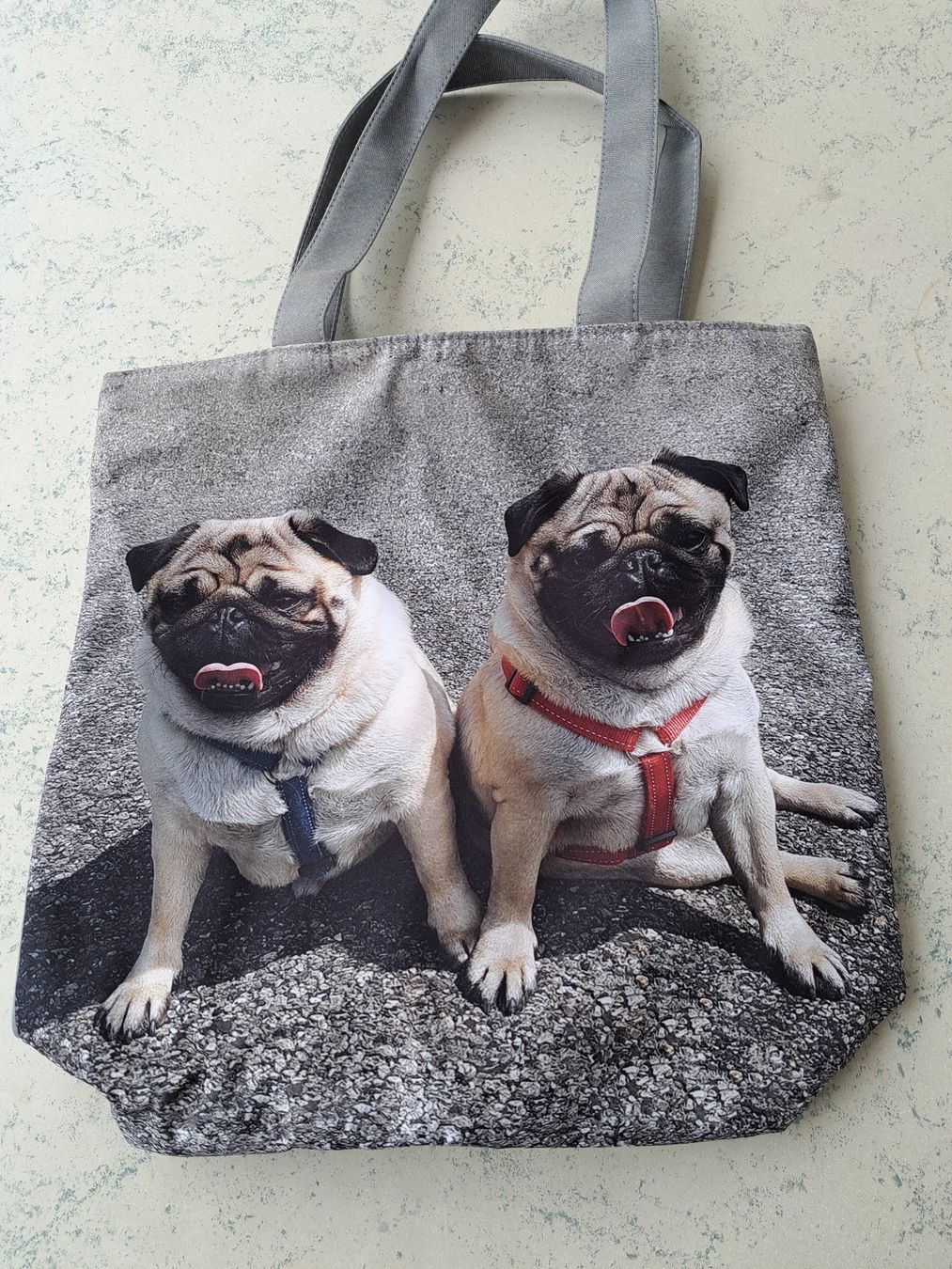 Borse da donna: Einkaufstasche mit MOPS Bild - Neu - 37x35cm – Nuovo (secondo la descrizione) da Grenchen venduto da Yamahwildstar16