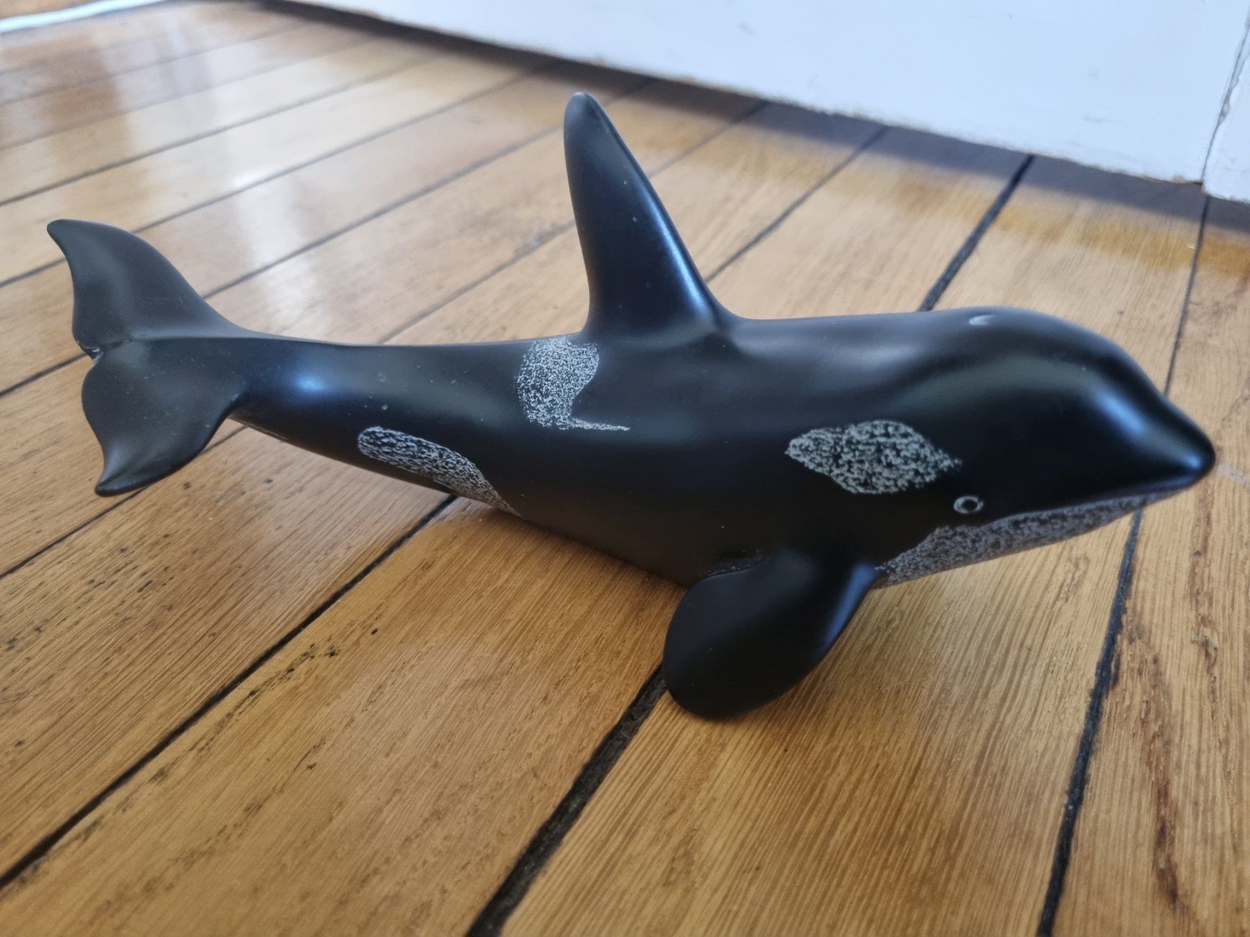 Statuette: Orca Schwertwal schwarz weiss Signiert – Usato da Schaffhausen venduto da Leveron13 6