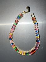 Buntes Armband mit Zirkonia