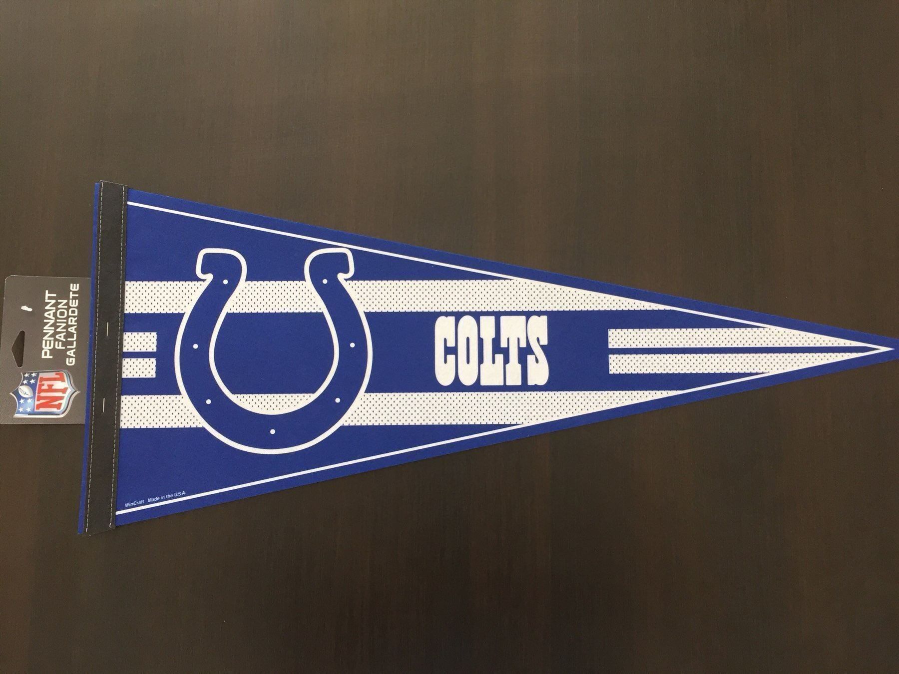 Bandiere: Indianapolis Colts Wimpel – Nuovo e nell'imballaggio originale da Muttenz venduto da US_Sport_Schweiz