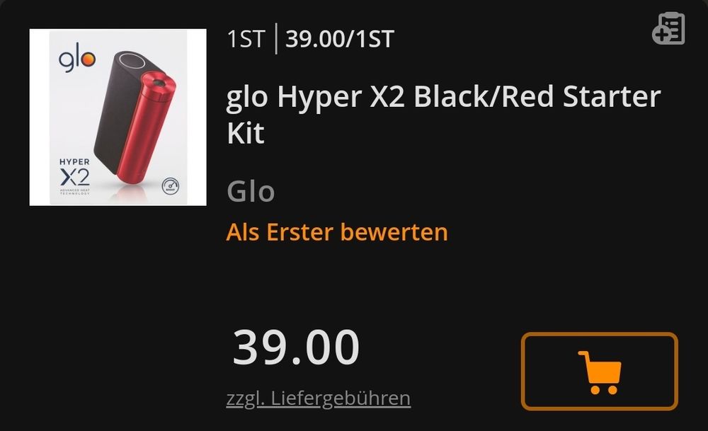 elfbar nachfüll pod läuft aus GLO HYPER X2 + 4 Pack à 20 Sticks, NEU, UNGEÖFFNET (Neuf avec emballage  d'origine) à Bibern SH pour CHF 34.9 – avec livraison main image 1