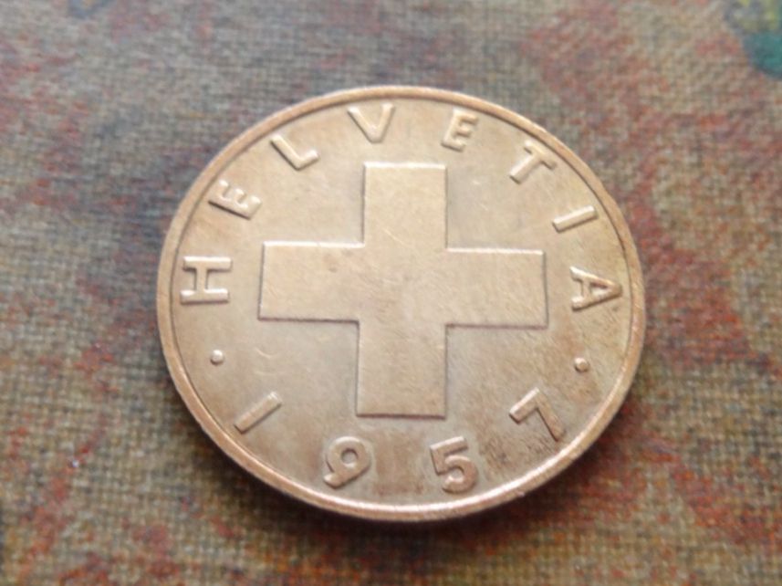 Tutti le monete: 2 Rp. 1957   (B) – Usato da Romanel-sur-Lausanne venduto da Swift13