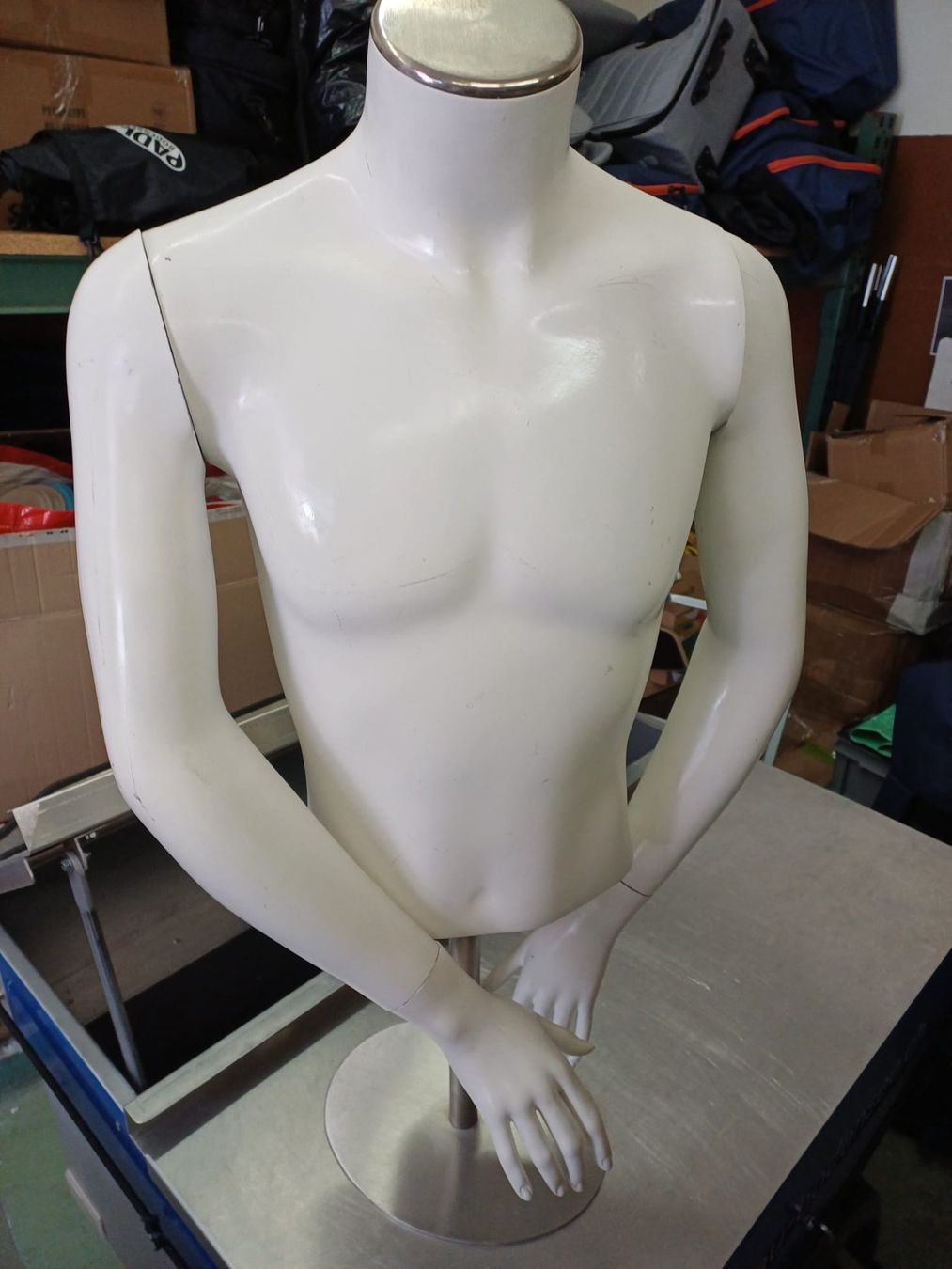 Allestimento di negozi e stand fieristici: Herren-Torso mit Ständer – Usato da Romanshorn venduto da ThurgauTourismus