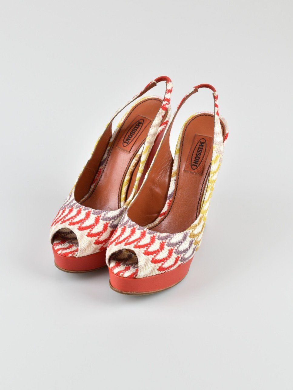 Missoni Scarpe da donna: Missoni Slingback-Plateausandalen, Gr.37.5 – Nuovo (secondo la descrizione) da Nürensdorf venduto da 2ND_STORY