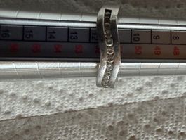3 Ringe Silber 925 Damen Grösse 52 mit Steinen guter Zustand