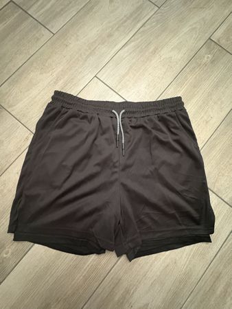 Sport Shorts Schwarz Grösse XL mit Druck Philippians 4 13