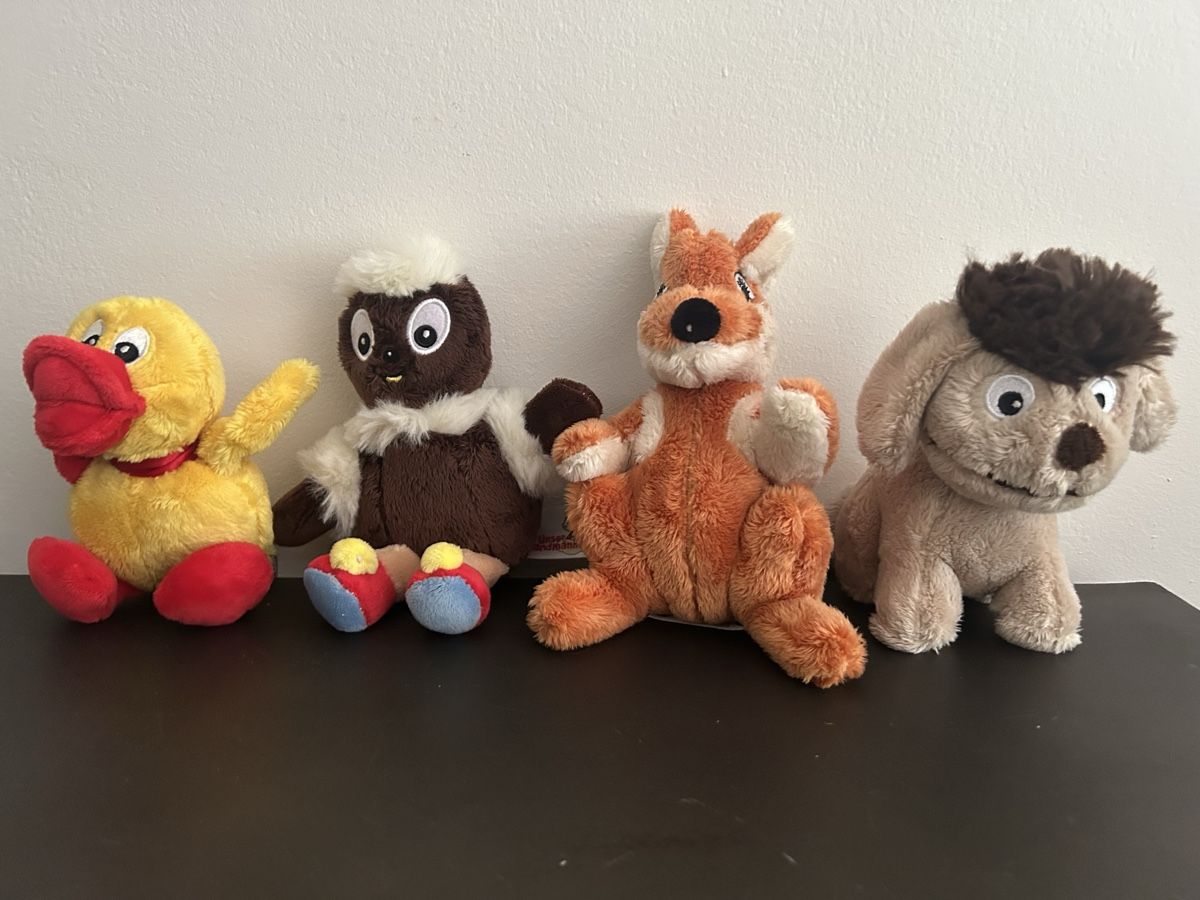 Jouets: 5 Sesamstrasse Plüschtiere  – D'occasion à Hochfelden par larson27