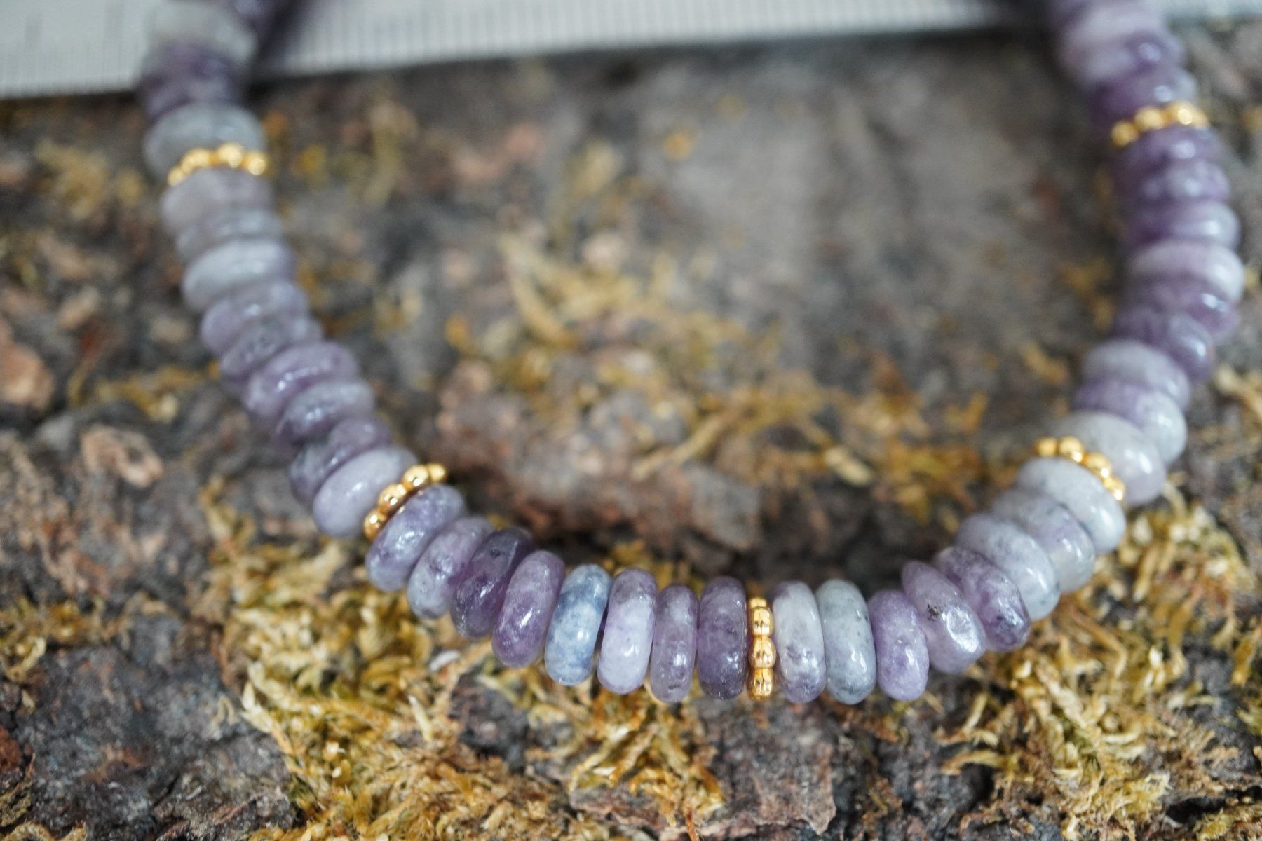 Minerali & Pietre curative: Lepidolith   Armband  6mmx2mm  18,5cm   Direkt – Nuovo e nell'imballaggio originale da Eschenbach SG venduto da topstone 6