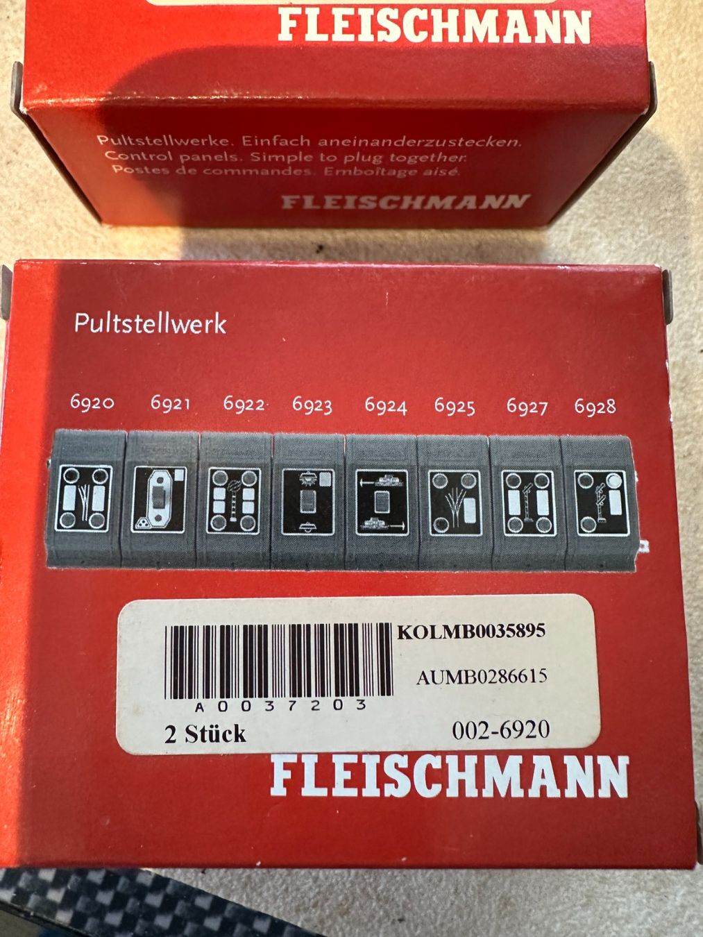 Fleischmann Modelleisenbahnen: 2 x Fleischmann Schaltpult, Neu in OVP – Neu und originalverpackt aus Allschwil von dlauti 2