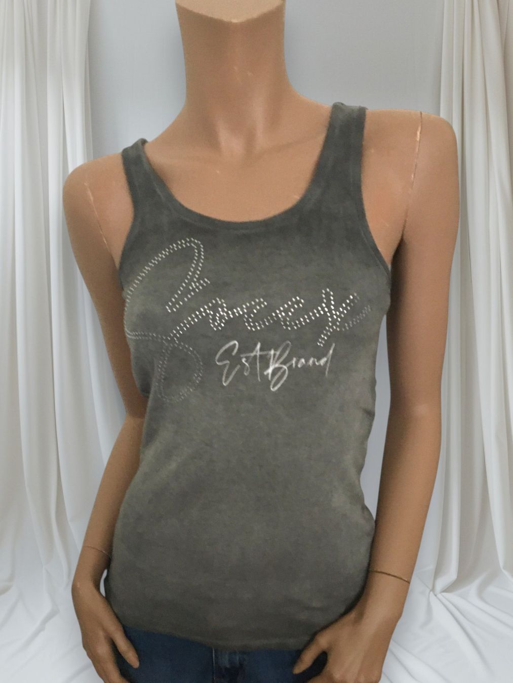 Soccx Top: SOCCX Tanktop – Anthrazit / Dunkelgrau – Nuovo (secondo la descrizione) da Basel venduto da Nofretete39