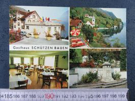 BAUEN URI AK GASTHAUS SCHÜTZEN MÜNGER-ZUBLER 1977