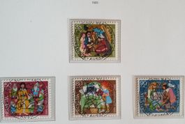 1985 Pro Juventute Satz Ersttag Vollstempel mit Gummi