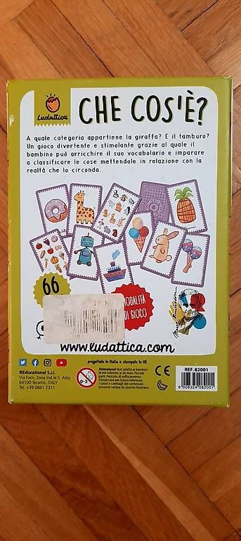 Giochi: Gioco di carte Montessori – Usato da Tesserete venduto da bab_7ztk 1
