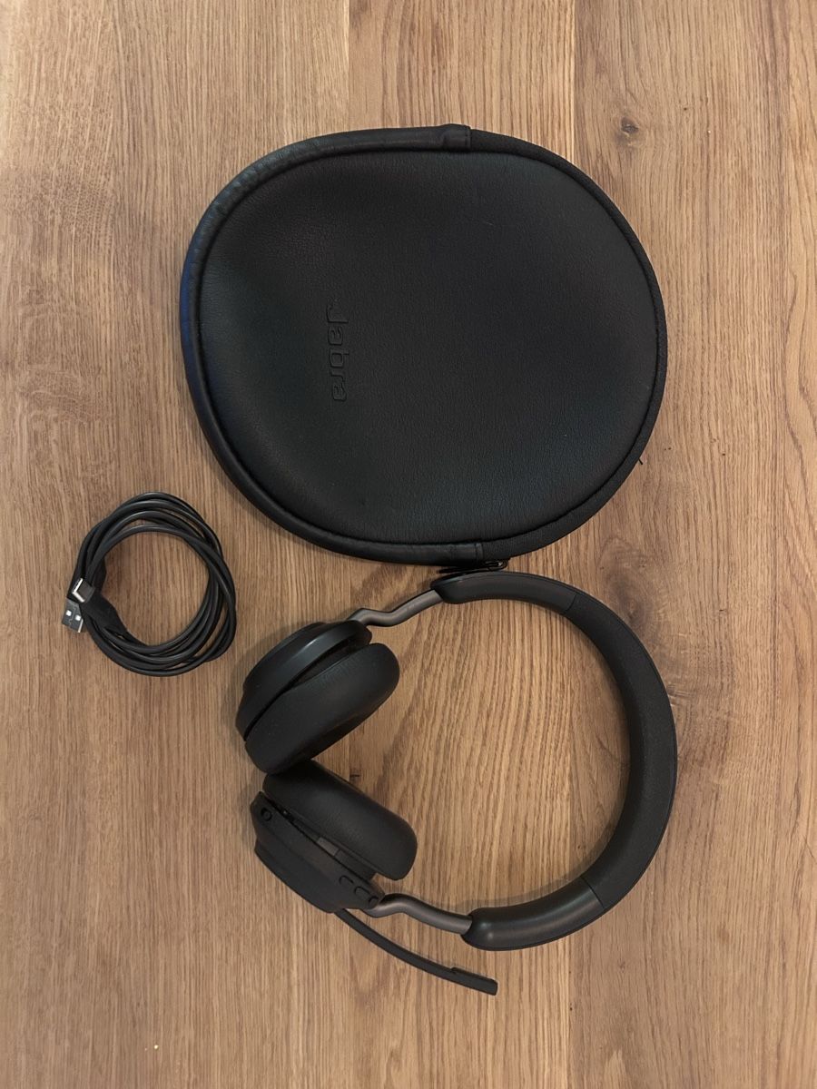 Jabra Cuffie: Jabra Evolve2 65 Headset - Black - Incl. Case & Cable – Usato da Zürich venduto da lot_9ccc 1