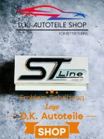 Ford ST Line Emblem Schriftzug Logo Schwarz/Chrom aus Metall