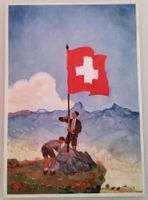 Bundesfeierpostkarte Nr.69 - 1939 - Knabe mit Schweizerfahne