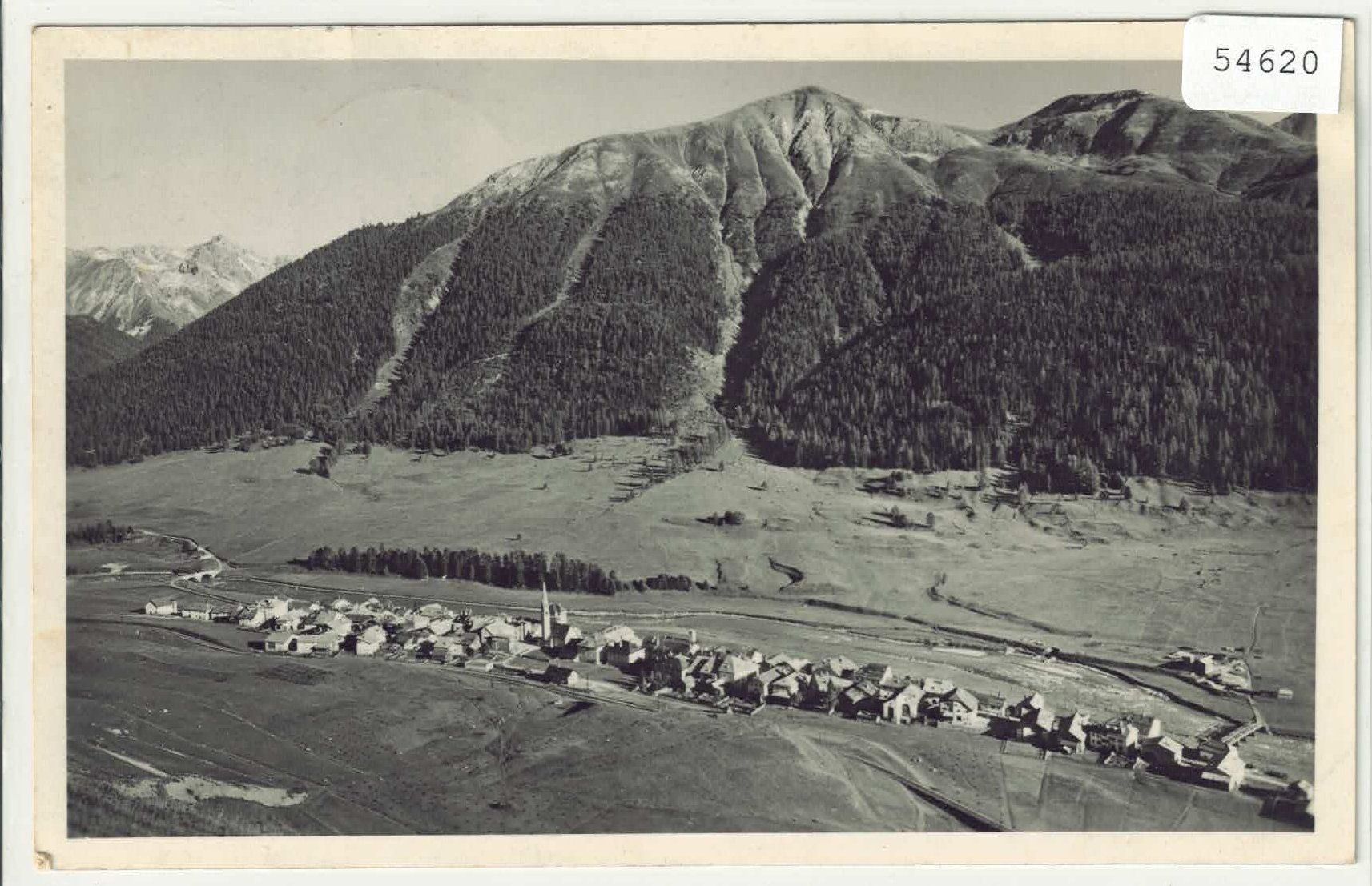 Cartoline postali: Scanfs mit Piz Murtiröl - Engadin – Usato da Ettingen venduto da Kartenplanet