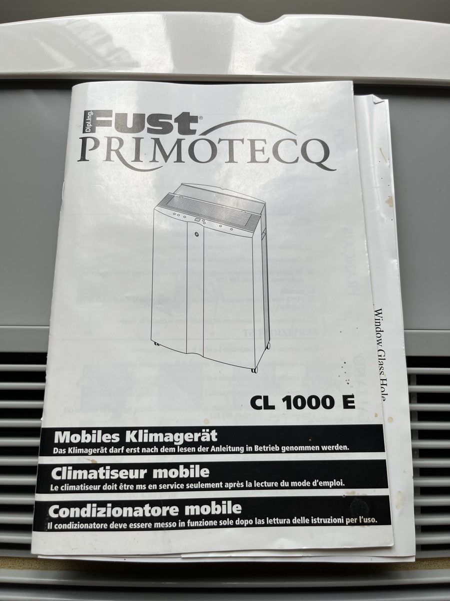 Primotecq Condizionatori: Fust Primotecq CL 1000 E Klimageraet mobil gebraucht – Difettoso da Nuglar venduto da yve_8zdn 4