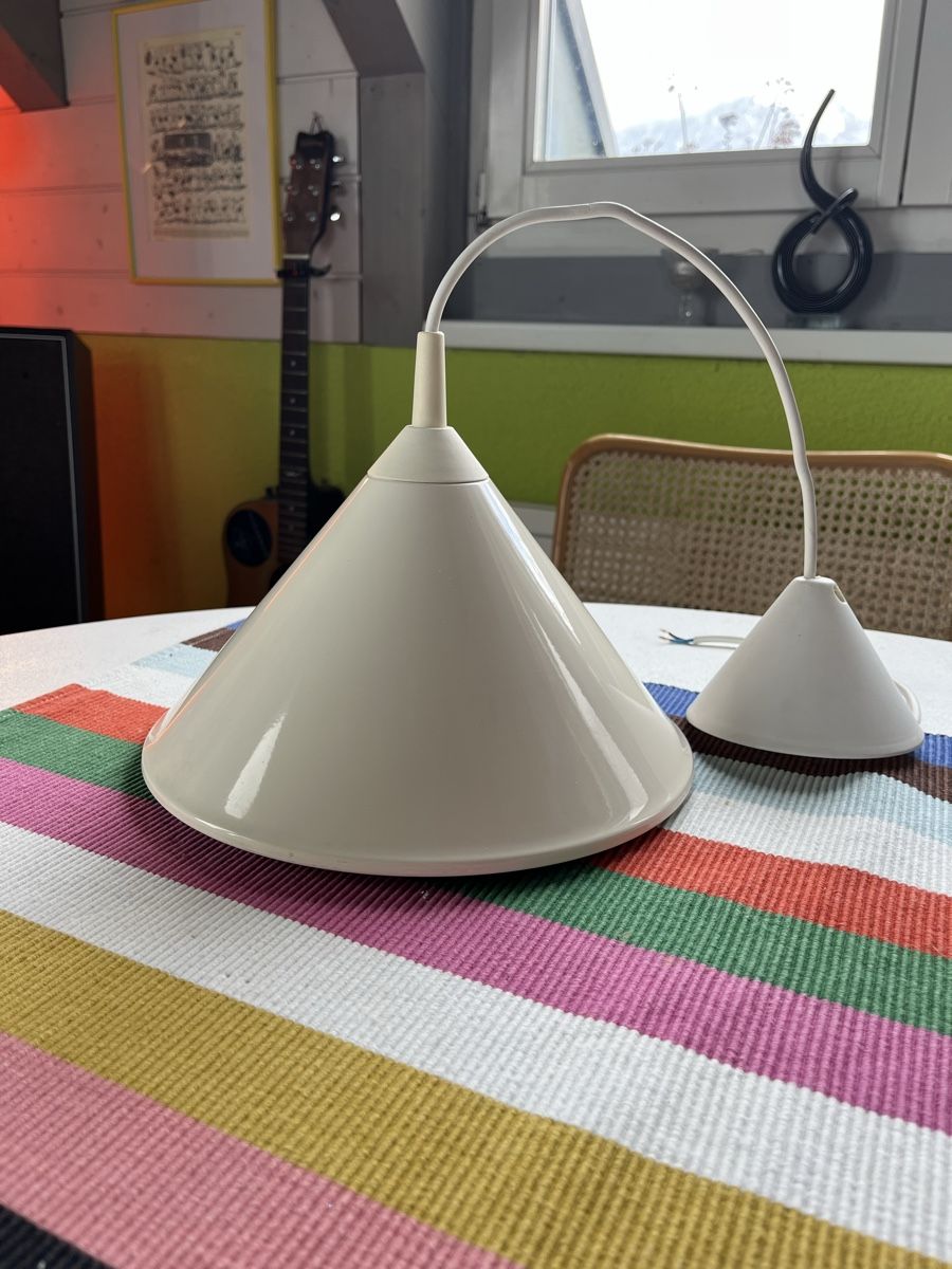Lampadari & plafoniere: Vintage  Hängelampe. Creme 80er – Usato da Stans venduto da Bridges_Vintage 4