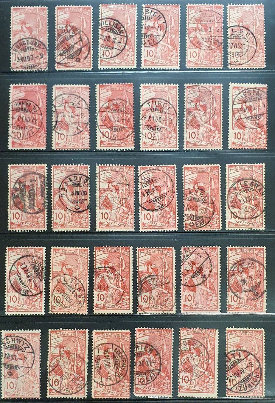 Tutti i francobolli: 1900 - Lot UPU – Usato da Kreuzlingen venduto da Rschweiz1