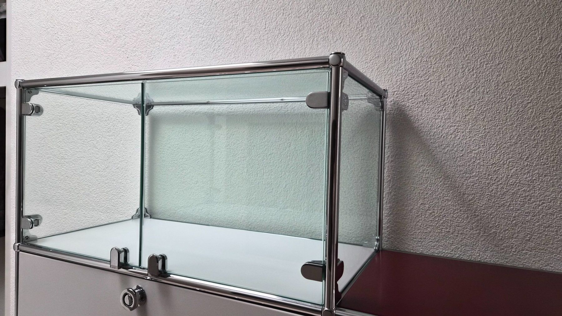 Vetrine: Flexcube (ähnlich USM) Vitrine - NUR Glas – Usato da Burgdorf venduto da Cyrano73
