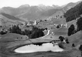 Wildhaus SG Schwimmbad Schönenboden e Blick zum Speer G