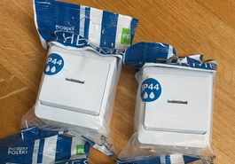 2x Wippschalter IP44 mit led