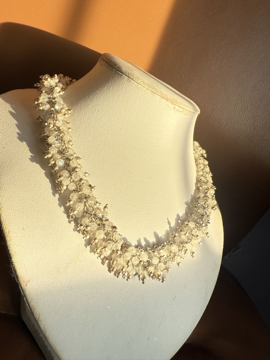 Catenine: Schöne Mondstein Kette NEU – Nuovo e nell'imballaggio originale da Basel venduto da Chili007 2
