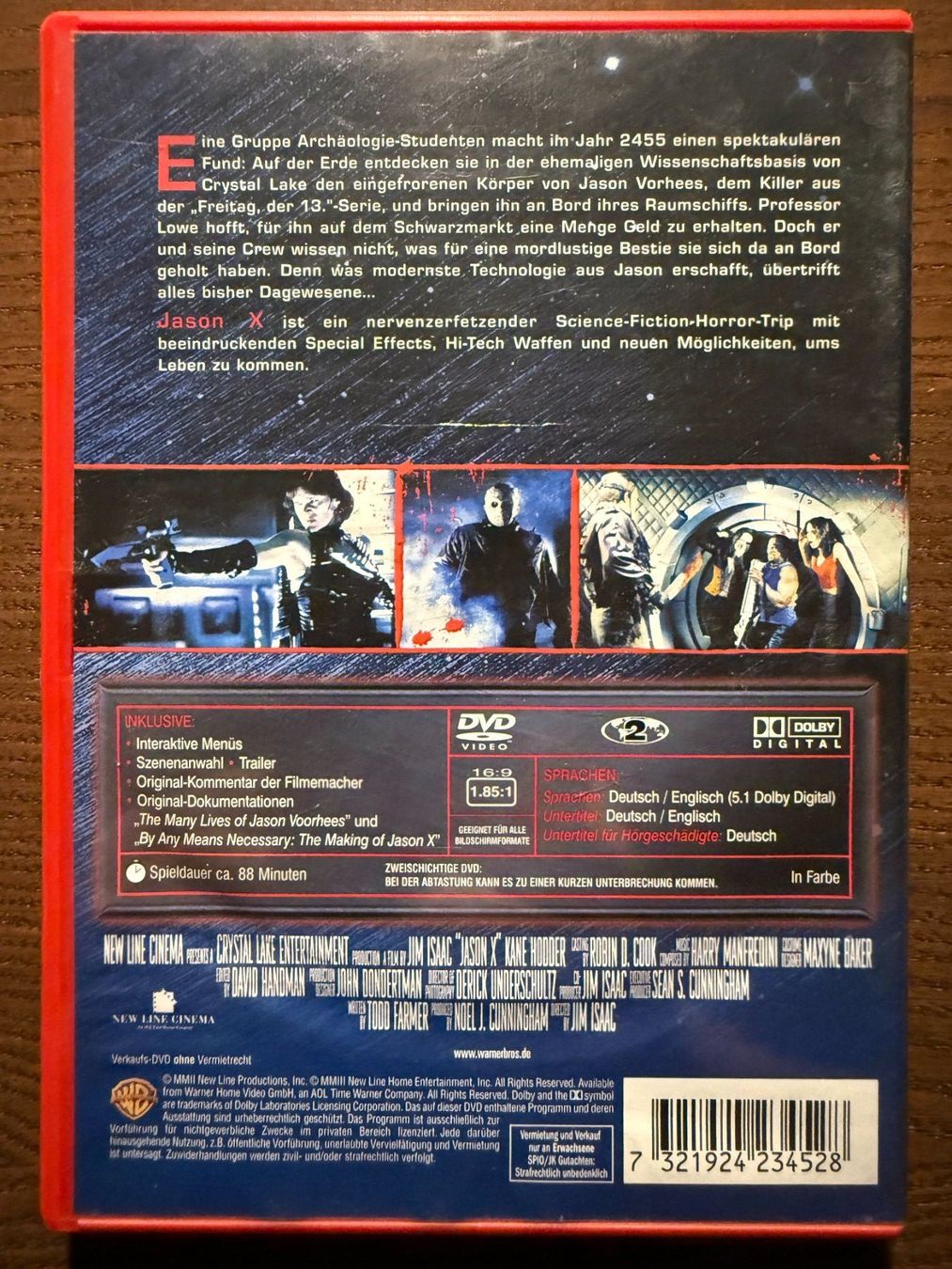 Alle DVDs: Jason X – Gebraucht aus Zürich von FilmFreunde 1