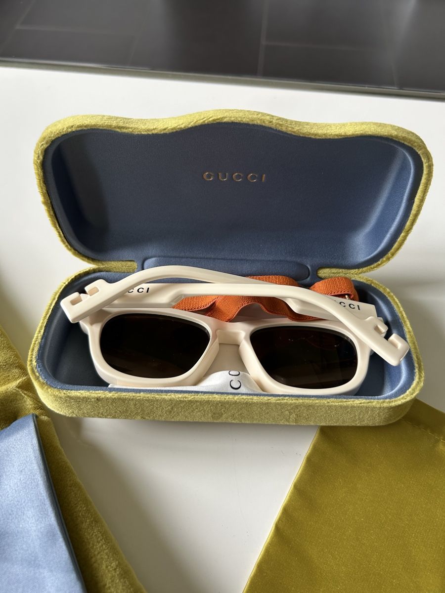 Gucci Occhiali & Lenti: Gucci Sonnenbrille Damen creme – Nuovo (secondo la descrizione) da Basel venduto da kitu 2