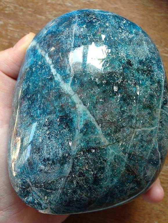 Minerali & Pietre curative: Apatite traitée bleue de madagascar – Usato da Vevey venduto da zabounetta 3