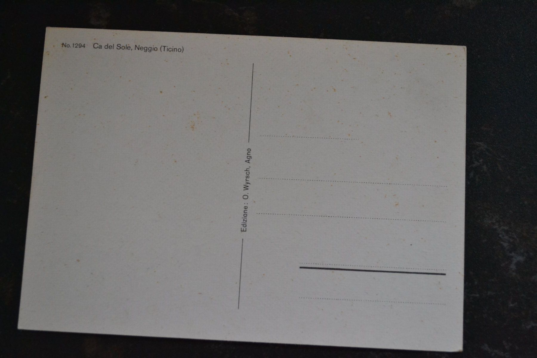 Cartoline postali: AK Neggio TI – Usato da Beinwil am See venduto da kajak55 1