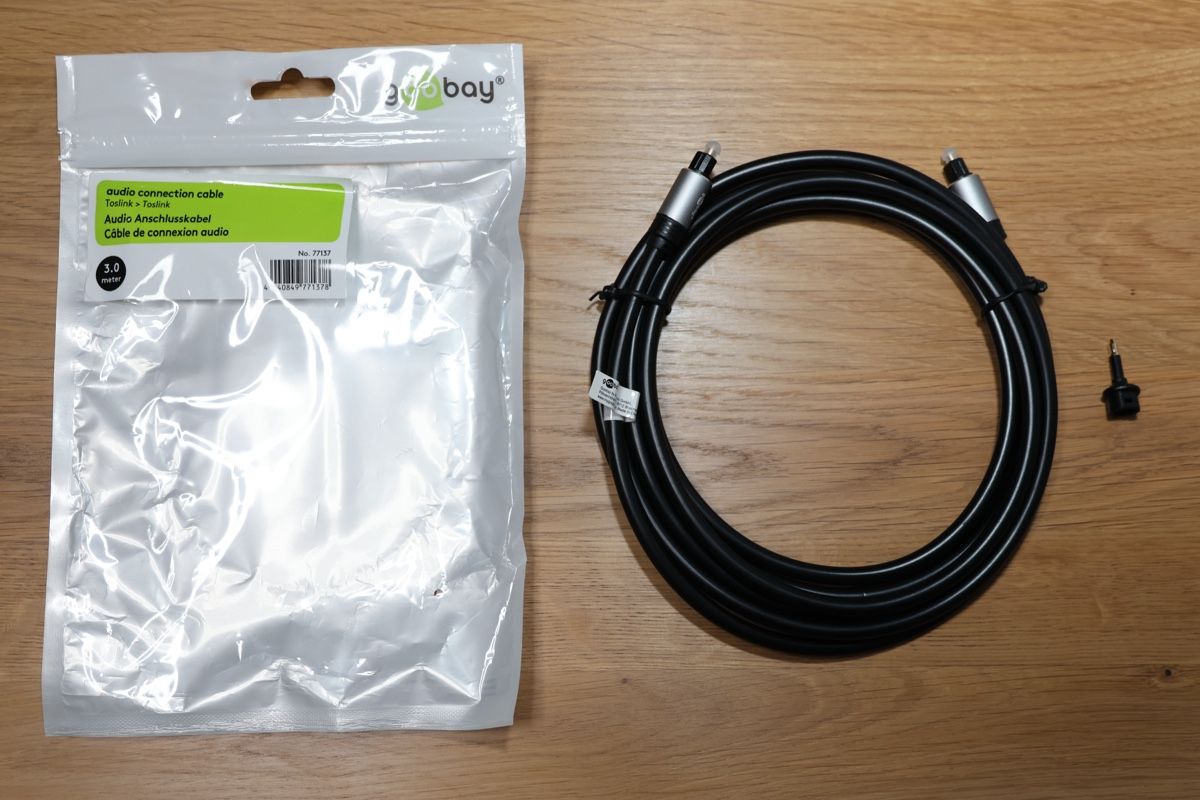 Câbles: GooBay Toslink Audio Anschlusskabel – D'occasion à St. Gallen par UsDeSchwiz 1