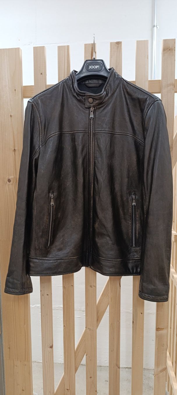 Joop Jacken: JOOP Lederjacke braun Grösse 52 – Neu (gemäss Beschreibung) aus Opfikon von evilwalks