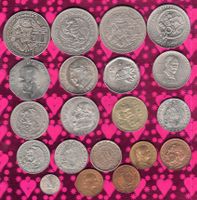 Mexico coins 20 stück nice grade