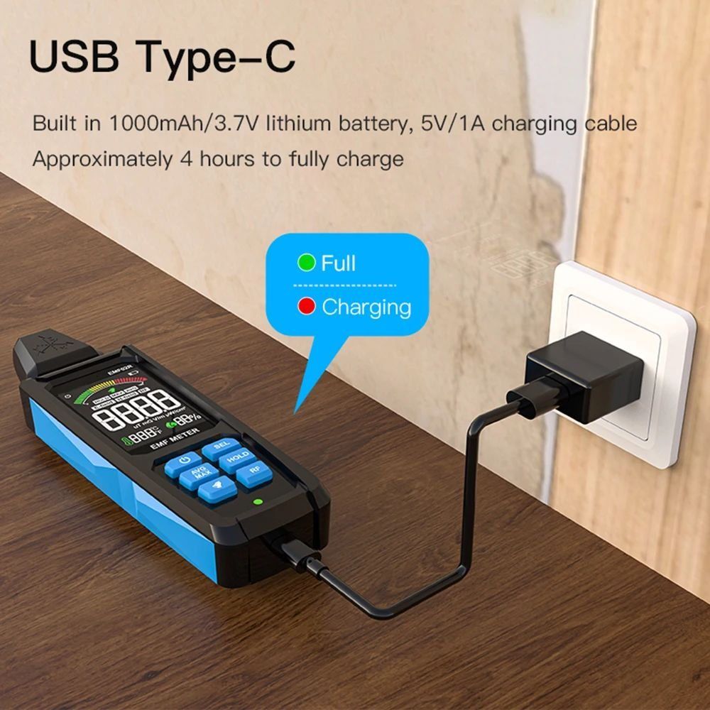 Misurare: Elektrosmog Meter mit 3-Achsen 3D Messung E-,H-, und HF-Feld – Nuovo e nell'imballaggio originale da Zürich venduto da buyfinest 9