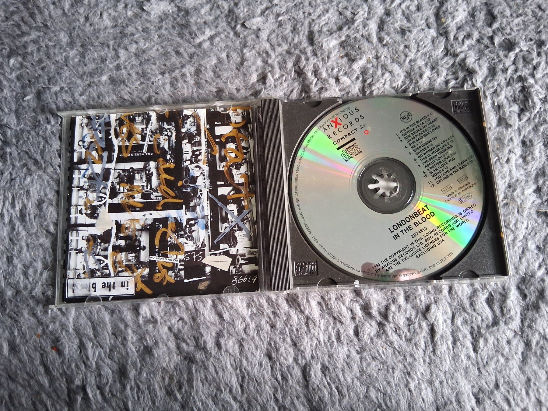 CD: LONDON BEAT     IN THE BLOOD     CD – Usato da Wetzikon ZH venduto da Ramones01 2