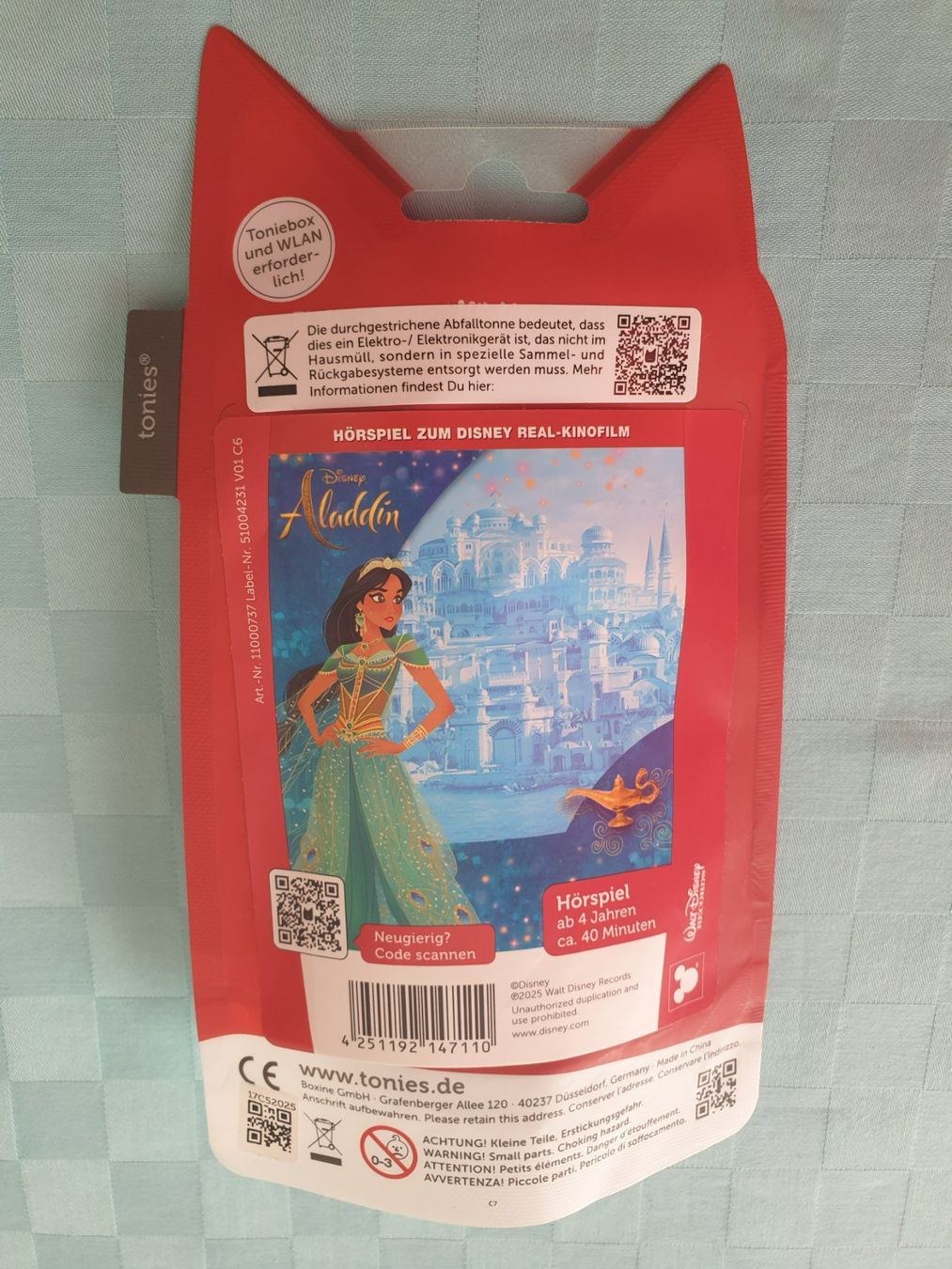 Audiolibri: Disney Aladdin Tonie Figur – Nuovo (secondo la descrizione) da Mörschwil venduto da spirspi 1