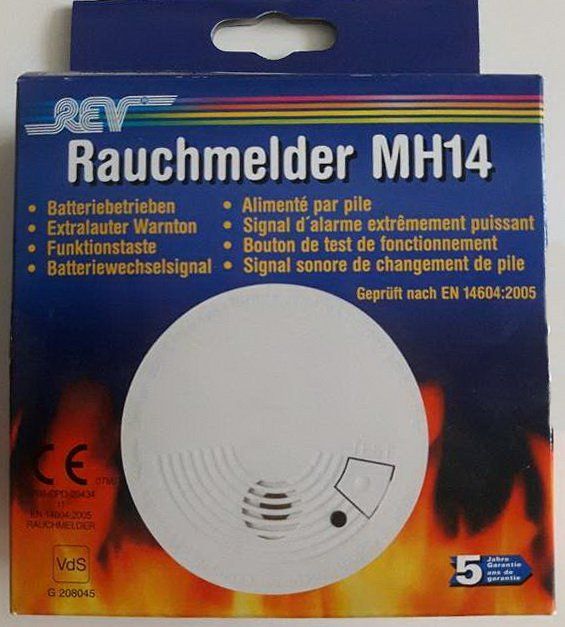 Cilindri per serratura: Rauchmelder MH14 – Nuovo e nell'imballaggio originale da Allschwil venduto da therapyshop