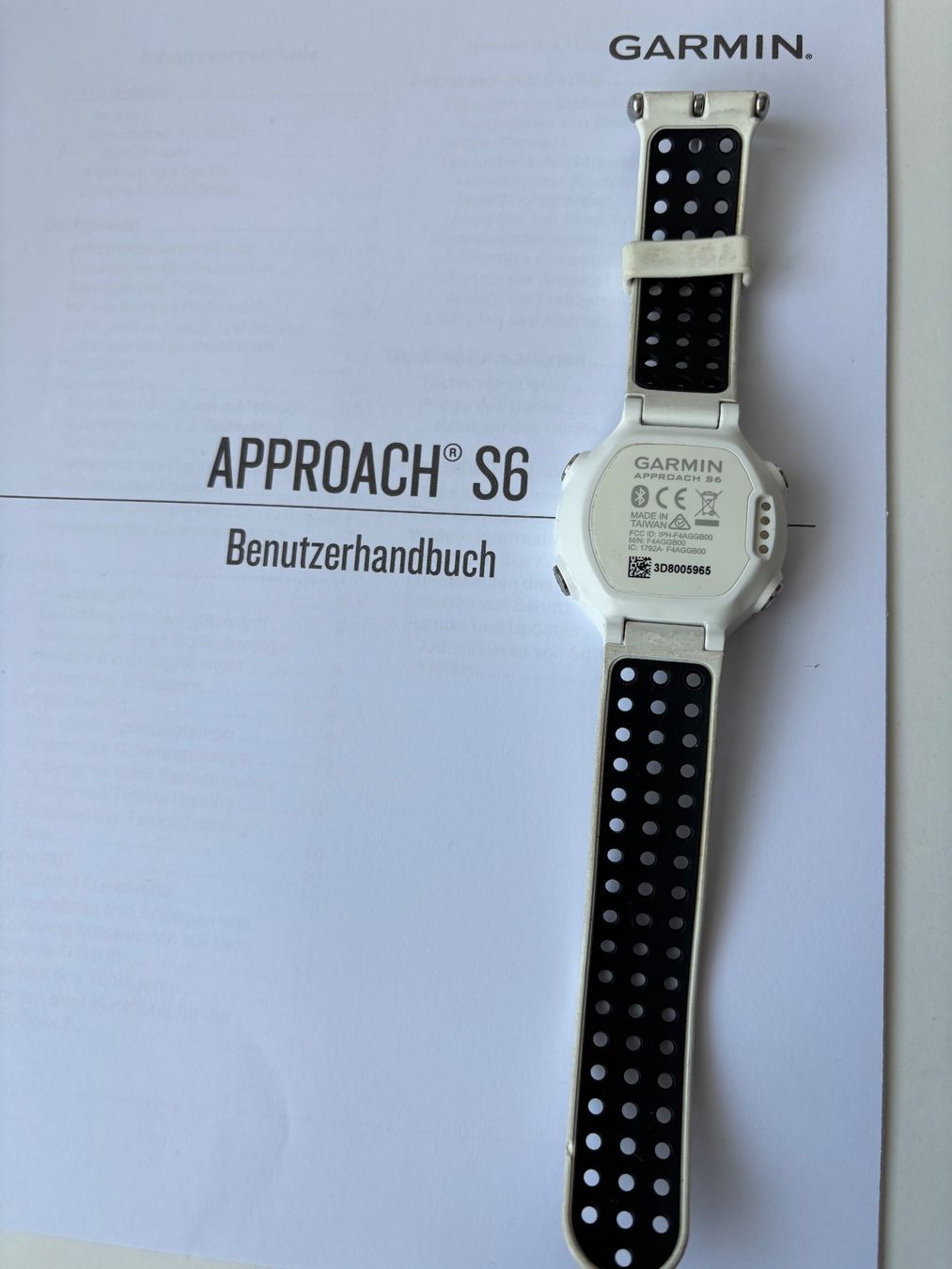 Garmin Montres: Golf Uhr, Garmin S6 weiss – D'occasion à Schaffhausen par pbrunos1 2