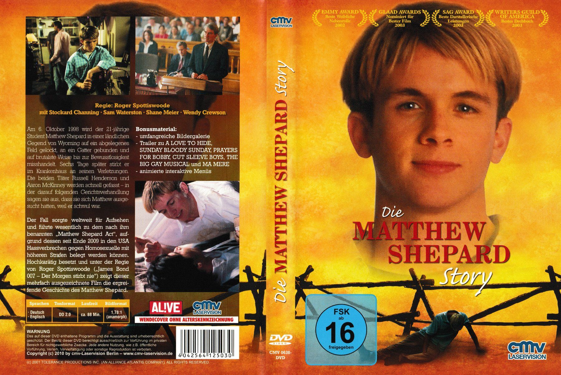 Alle DVDs: DVD - Die Matthew Shepard Story – Gebraucht aus Langnau am Albis von MediaRescuerKeLoX