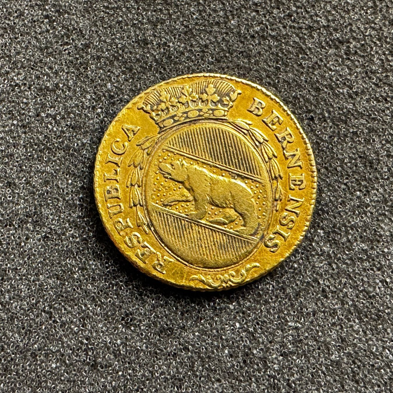 Tutti le monete: Kanton Bern Dublone Gold 1796 – Usato da Reitnau venduto da tb-muenzen 1