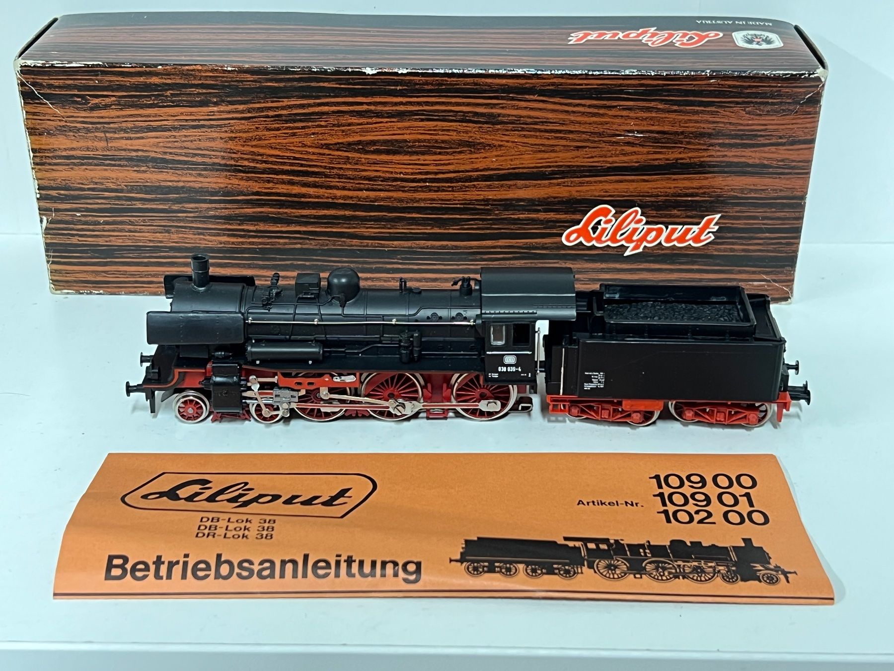 Liliput Modellini di ferrovie: LILIPUT 109 06  H0 AC BR 38 DB Analog – Usato da Geroldswil venduto da TopTrain54